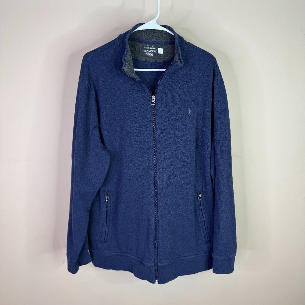 Polo Ralph Lauren Zip-Up XXL Sweater Navy